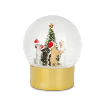 0 - 2021 - Jul med glimmer - Smukke rystekugler fra Skinbjerg Design - juletræ med hunde
