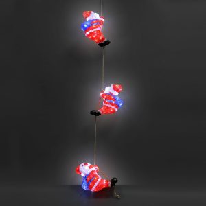 LED akryl figur julemand trio