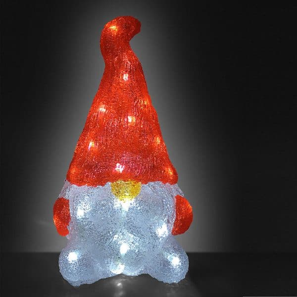 LED akryl figur julenisse
