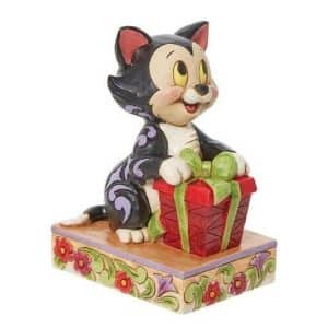 Disney Figaro Christmas Figurine Festive Feline H9,5 cm