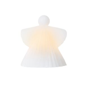Asta engel , hvid - H12,5 cm.