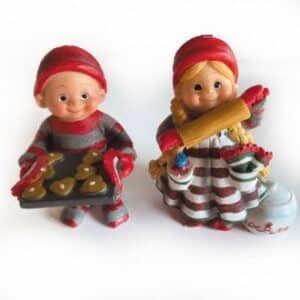 Babynisse julebager-Med kagerulle