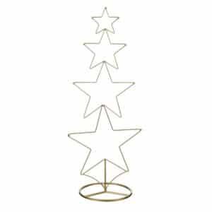Dekorationstræ med stjerner 110 cm højt