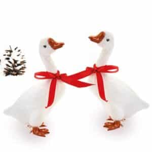 Julegås - Sløjfe på venstre side