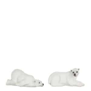 Liggende isbjørn - Liggende på maven